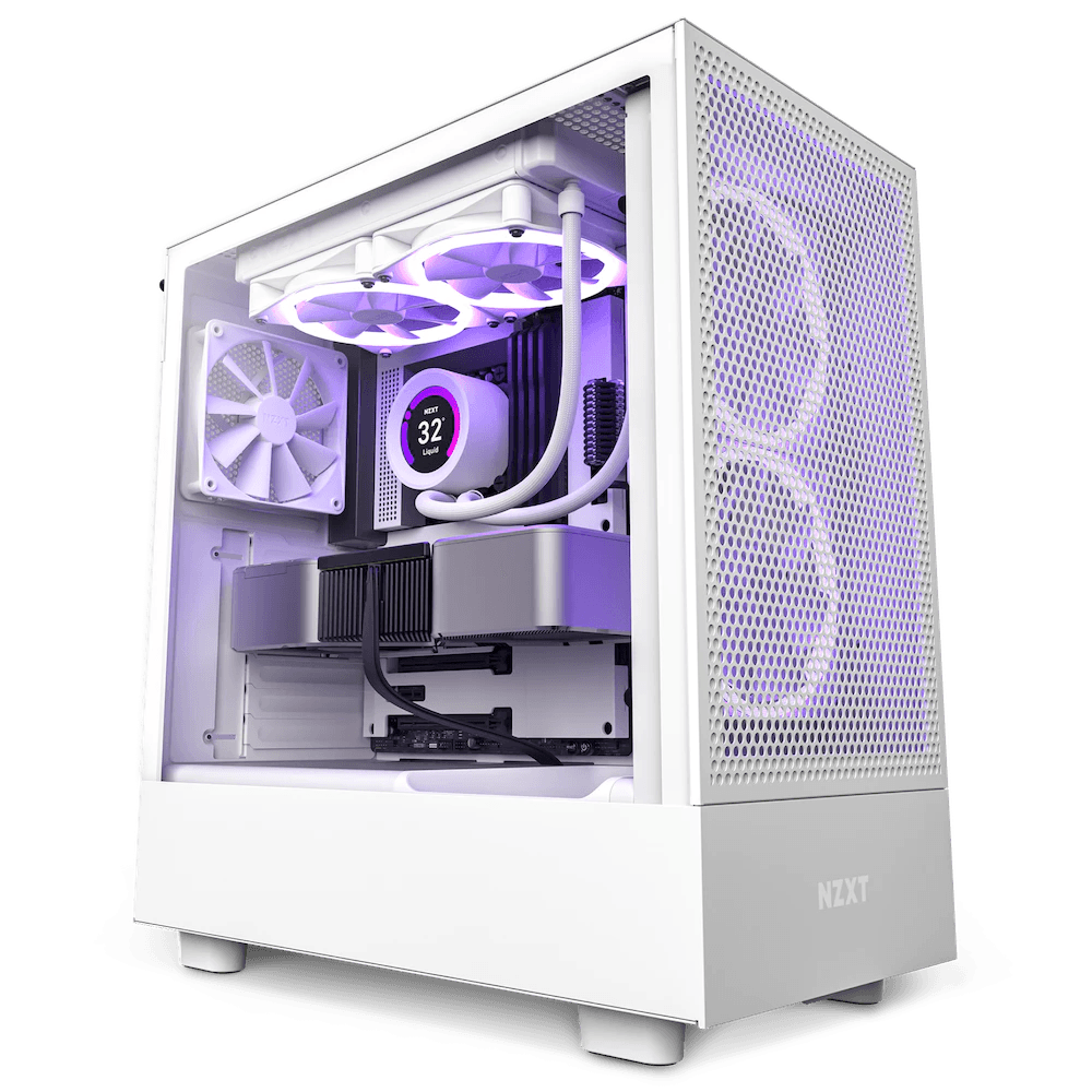 Case NZXT H5 Flow White RGB
