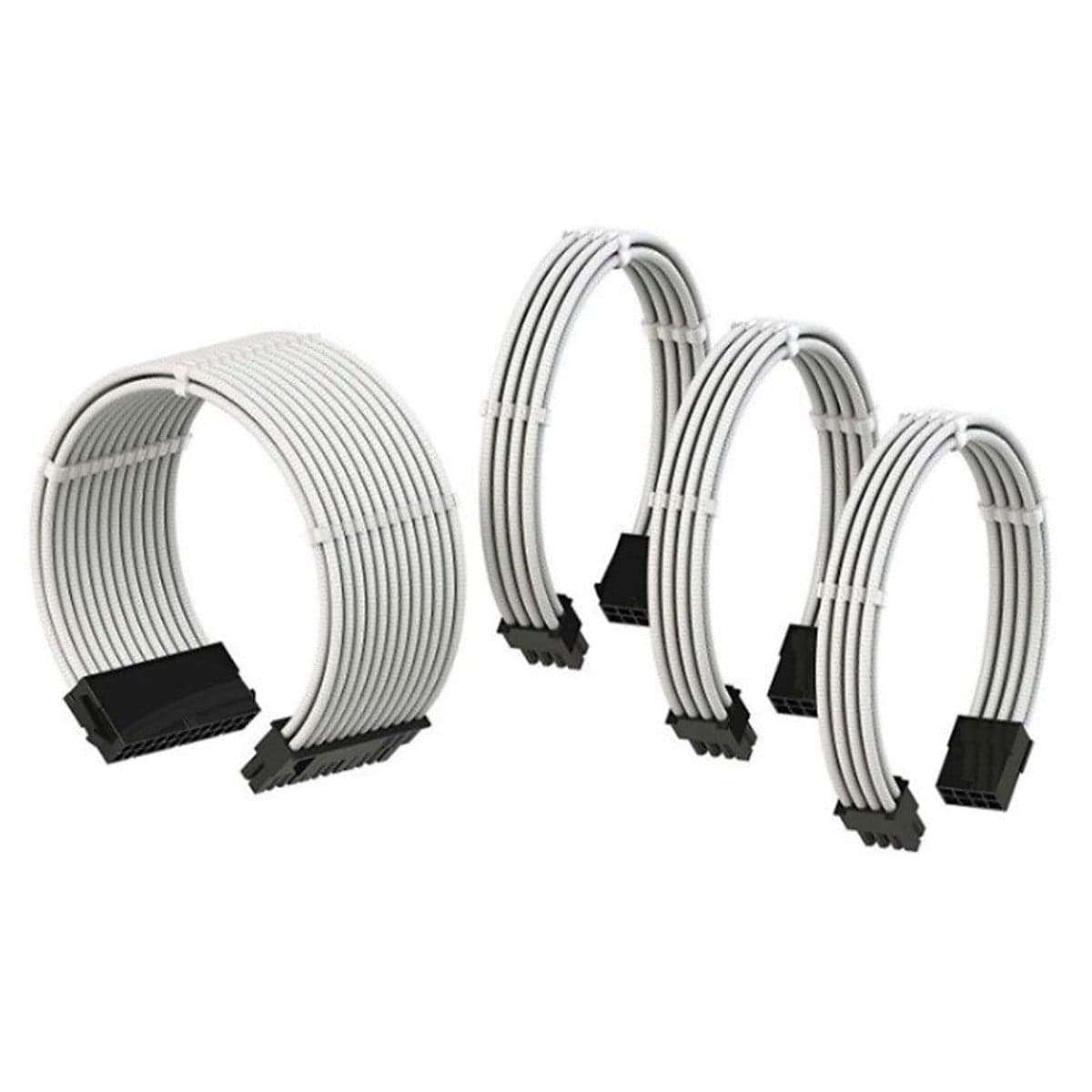 Bộ dây nối dài trang trí nguồn Trắng/ Đen