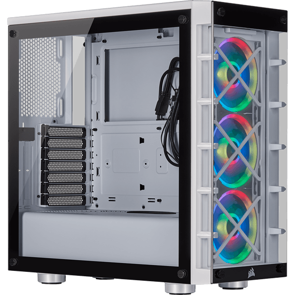 Corsair 465X RGB Tempered Glass – White – Mid Tower