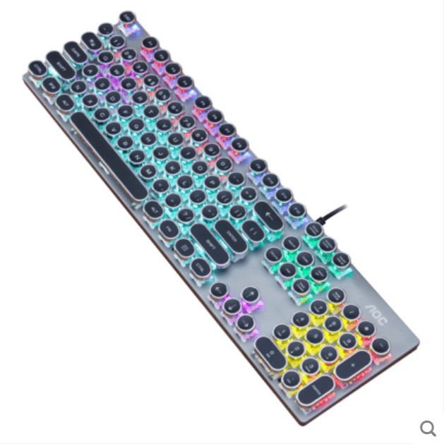 Bàn phím cơ AOC GK410 Rainbow Led 2020