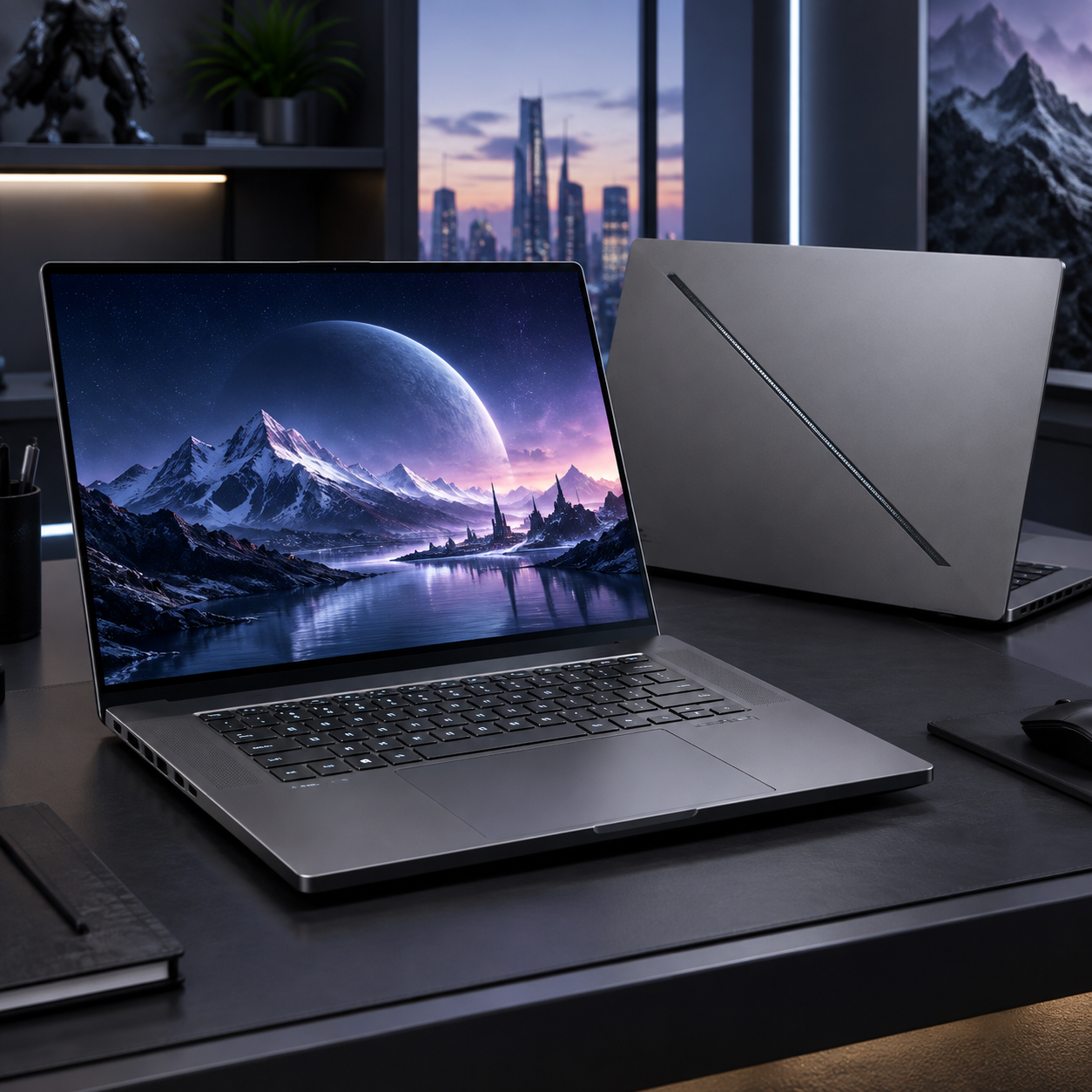 Laptop ASUS ROG Zephyrus G16 GU606AW-TB121W (Ultra 9 386H, RTX 5080 16GB, RAM 32GB LPDDR5X, SSD 1TB, 16 Inch OLED 2.5K 100% DCI-P3, Win 11 Home)