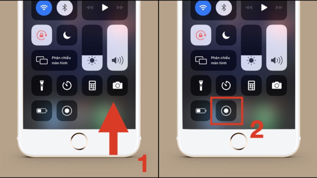 Hướng dẫn cách quay màn hình iPhone có Touch ID