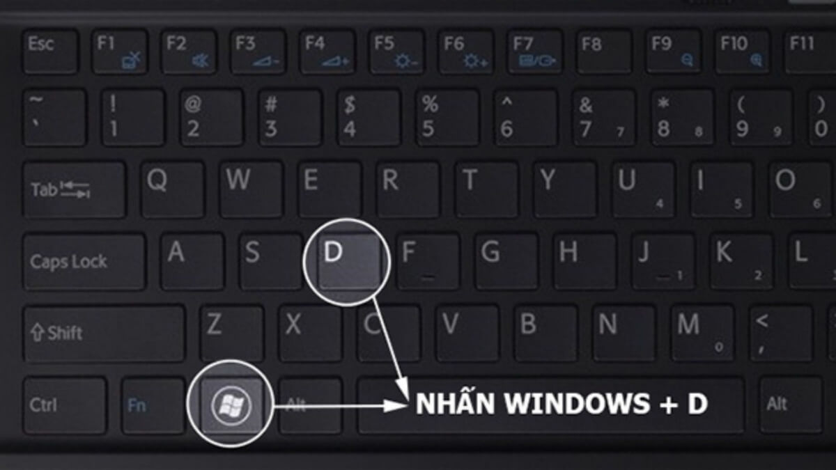 Cách tắt máy tính bằng bàn phím cho nhiều phiên bản Windows bước 1