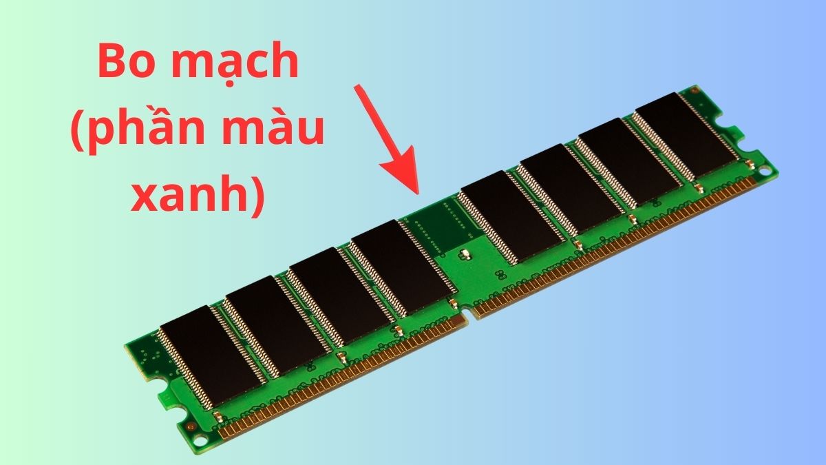 Cấu tạo của RAM là gì? Cấu tạo của RAM bao gồm bo mạch